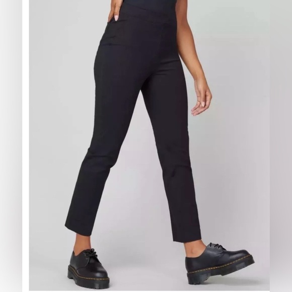 Spanx Pants Women's Size‎ Medium Petite Polished Ankle Slim Navy NWT  Stretch - Picture 1 of 15